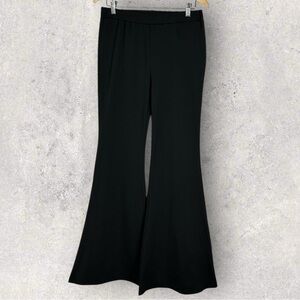 NEW‎ Long Wide Leg Flare Yoga Leggings Womens Size XL Tall Black High Rise Shein